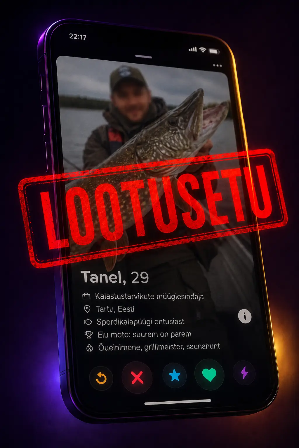 Tutvumisprofiil punase templiga LOOTUSETU
